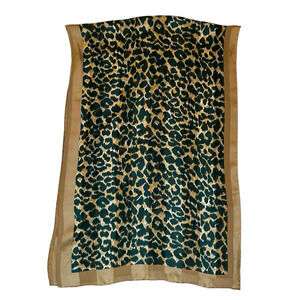 Vintage Tanner Scarf Animal Print Retro 1970s Mob Wife Grandma‎ 21x60 Silky Feel
